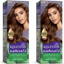 Wella Koleston Naturals Çikolata Kahve 6/7 Kalıcı Saç Boyası 2x Paket Yoğun Renk ve Besleyici Etki