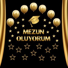 Ti Play Mezuniyet Hatıra Fotoğrafı Panosu Pvc Vinil Pano Süsü 160X160 cm | Tek Parça 05