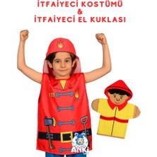 Itfaiyeci Kostümü ve Itfaiyeci El Kuklası Seti