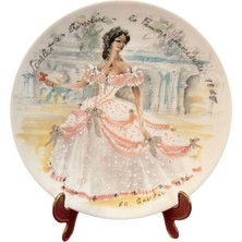 Limoges Limitli Üretim Porselen Duvar Tabağı - 21 cm Çapında - 98GIU15