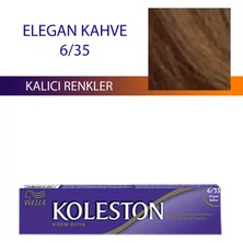 Wella Koleston Elegan Kahve 6/35 Kalıcı Tüp Saç Boyası 60 ml Canlı Renkler ve Etkili Kapatma