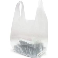 Royaleks Şeffaf Atlet Poşet Küçük Boy 24X43 cm 1 Paket Takriben 300 Adet