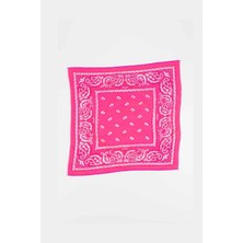 New Obsessions Neon Renkli Koton Kare Bandana
