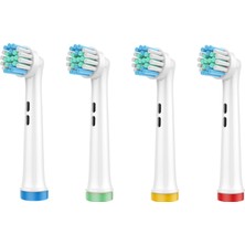 Denthauz Diş Fırçası Başlığı Klasik Yumuşak I 4 Adet Yedek Başlık Oral-B Uyumlu