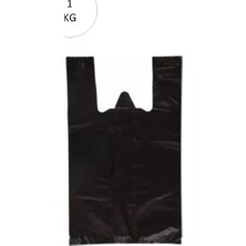 Royaleks Siyah Atlet Poşet Mini Boy 20X34 cm Takriben 235 Adet 1 kg