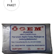 Ögem Bakkaliye Naylon Torba Üçlük 26X45 cm 1 kg 1 Paket (Takriben 135 Adet)