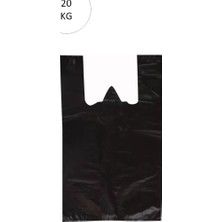Royaleks Siyah Atlet Poşet Jumbo Boy 50X90 cm Takriben 240 Adet 20 kg