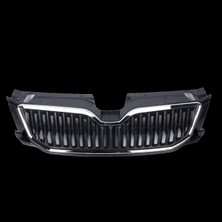 Wisco Skoda Octavia 13-17 Uyumlu Panjur Siyah Petek + Krom Çerçeve 5E0853651A Wısco