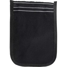 Royaleks Osmanlı Kalın Siyah Banyo Hamam Kesesi 25X17 cm Orta Kalınlıkta Kullanım İçin