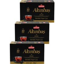 Çaykur Altınbaş Çayı Süzen Poşet Çay (Sade) 2gr 20 Adet Üçlü Paket