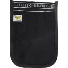 Kelebek Kese Osmanlı Kalın Siyah Banyo Hamam Kesesi 25X17 cm