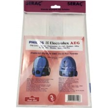 Royaleks Elektrik Süpürgesi Toz Torbası 3 Lü Philips Sydney Electrolux Aeg