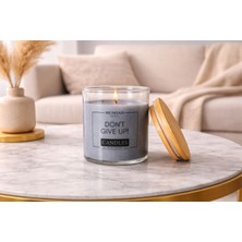 Ada Candle Bardak Mum - Bambu Kapaklı -Kokulu