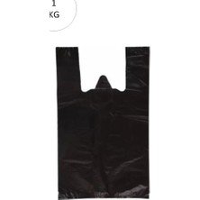 Royaleks Siyah Atlet Poşet Battal Boy 40X75 cm Takriben 23 Adet 1 kg