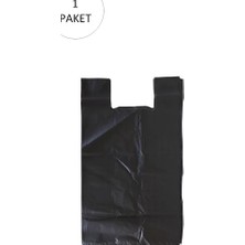Royaleks Siyah Hışır Atlet Poşet Mini Boy 22X31 cm 1 Paket Takriben 500 Adet