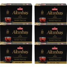 Çaykur Altınbaş Çayı Süzen Poşet Çay (Sade) 2gr 20 Adet Altılı Paket