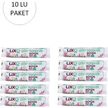 Lixo Büyük Boy Çöp Torbası 65 x 80 cm 10 Lu Rulo x 10 Paket = 100 Adet (Mavi)