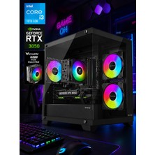 Arestech I3 10105F 16 GB Ram Rtx 3050 256 GB SSD + 500 GB HDD WIN11 Pro Akvaryum Kasa Oyuncu Bılgısayarı