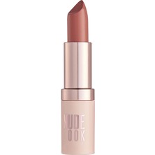 Golden Rose Nude Look Mat Ruj 02 Peachy Nude - Katı Krem Formda Uzun Süre Kalıcı Etki Lipstick