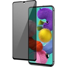 Royaleks Samsung A51 Uyumlu Hayalet Ekran Gizli Tam Kaplayan Kırılmaz Cam Seramik Ekran Koruyucu Film