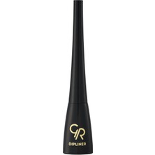 Golden Rose Dipliner - Hızla Kuruyan Siyah Eyeliner Kolay Uygulama ve Derin Renk
