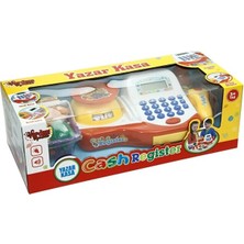 Scntoys Terazili Sesli Işıklı Market Kasa Seti Orta Boy Yazar Kasa Aksesuarlı Oyuncak Meslek Seti Yazar Kasa