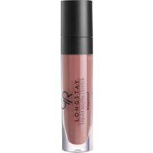 Golden Rose Longstay Liquid Matte Lipstick - 24 Rustic Brown - Uzun Süre Kalıcı Likit Mat Ruj