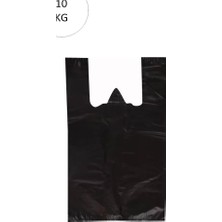 Royaleks Siyah Atlet Poşet Mini Boy 20X34 cm Takriben 2.350 Adet 10 kg