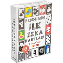 Scntoys Bebeğimin Ilk Zeka Kartları 0-12 Ay - Bebekler Için Resimli Ilk Aktivite Zeka Kart Oyun Seti 0-12 Ay