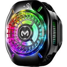 M.TK Moveteck Memo CX10 Telefon Soğutucu Fan Radyatörlü Magsafe Aparatlı Power Farklı Derece Ayarlı Rgb Işıklı Fan
