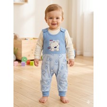 Babycan Erkek Çocuk Salopettulum %100 Pamuktakım