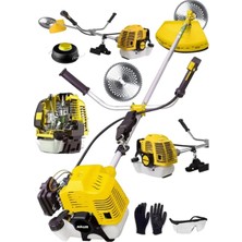 Pro Müller Alman Yeni Nesil 20 Hp Hava Soğutmalı Yan Tipi Benzinli Motorlu Ot Çalı Tırpanı Çim Biçme Makinesi Tırpan