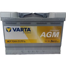Varta 70 Ah. 760A (En) Start Stop Dynamıc Agm (Üretim TARİHİ:2026)