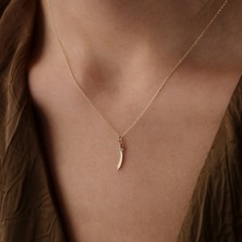 Cherry By Özkonak Taşlı Zülfikar Altın Kolye