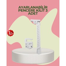Zenvia Cam Pencere Açılma Kontrol Kilidi Kolay Montaj 3’lü