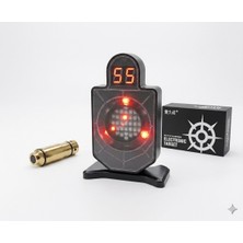 Swampdeer Dijital Lazer Atış Eğitim Seti - 9mm Lazer Kartuş + Elektronik Skor Tabelası (Kuru Tetik Antrenman Kiti)