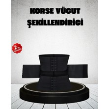 Pileli Store Vücut Şekillendirici Bel Sargısı Kaymaz Esnek Tasarım