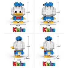 Kinku Kutulu Block-Puzzle-Yapboz-3d Zeka Geliştiren-Mini Sevimli Figürler Minyatür
