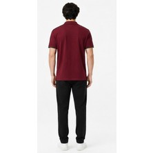 Lacoste Fermuar Yaka  Bordo  Classıc Fit