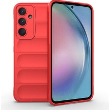 Galaxy A55 Kılıf Esnek Tpu Oyuklu Arka Yüzey Tasarımlı  Etnik Silikon Kapak
