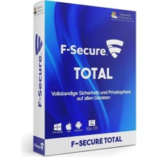 F-Secure Total Security 2026 - 5 Cihaz 1 Yıl Abonelik Hesabı (Win/mac/ios/android)