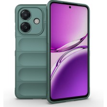 Oppo A3 Kılıf Esnek Tpu Oyuklu Arka Yüzey Tasarımlı  Etnik Silikon Kapak