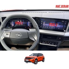Uniqanatolia Opel Frontera 2026 Hayalet Gösterge ve Multimedya Uyumlu Set Mat Ekran Koruyucu