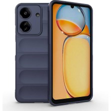 Xiaomi Redmi 13C Kılıf Esnek Tpu Oyuklu Arka Yüzey Tasarımlı  Etnik Silikon Kapak