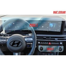Uniqanatolia Hyundai Tucson 2026 Hayalet ve Bilgi Ekran Uyumlu Set Mat Ekran Koruyucu