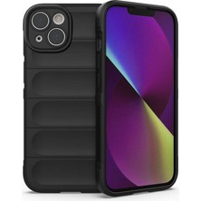 Apple iPhone 13 Kılıf Esnek Tpu Oyuklu Arka Yüzey Tasarımlı  Etnik Silikon Kapak