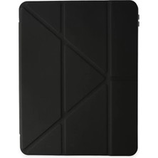 Uravas Store Ipad Pro 11 (2024) Kılıf Kalemlikli Mars Tablet Kılıfı - Siyah