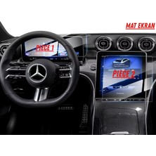 Uniqanatolia Mercedes Glc 180 2026 Hayalet Gösterge ve Multimedya Uyumlu Set Mat Ekran Koruyucu