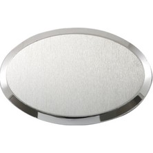 Oval Metal Yaka Isimliği