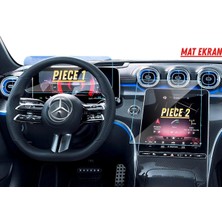 Uniqanatolia Mercedes C200 2026 Hayalet Ekran ve Multimedya Uyumlu Set Mat Ekran Koruyucu